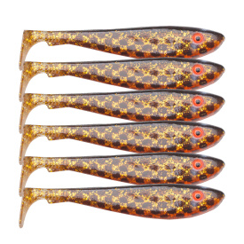SvartZonker McRubber Shad 9cm (6-pack) - C20 McStrong