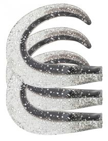 SvartZonker Glide Tail C17 Black/Silver 3-pack