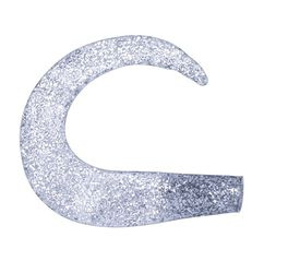 SvartZonker Glide Tail Junior C6 Silver Glitter 3-pack