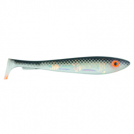 SvartZonker McRubber Flash Shad 23cm (2-pack) - UV Black Back