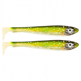 Svartzonker McRubber Flash Shad 23cm (2-pack) - Baby Pike