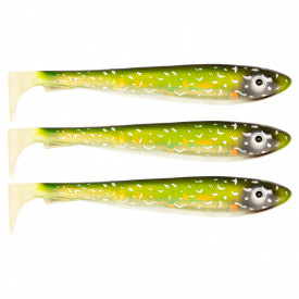Svartzonker McRubber Flash Shad 17cm (3-pack) - Baby Pike