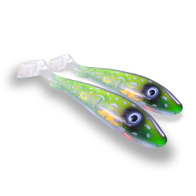 SvartZonker McRubber Jr 17cm Flash Series (2-pack) - Baby Pike