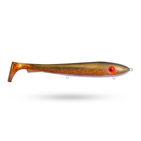SvartZonker McRubber XL Rigged 30 cm, 215g - Copper Shad by Snoken