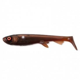 Wolfcreek Shad 11cm, 11g (4-pack) - Motoroil Copper Shad