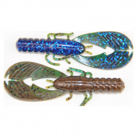 X Zone Pro Series Muscle Back Finesse Craw, 8,2cm (8-pack) - Okeechobee Craw