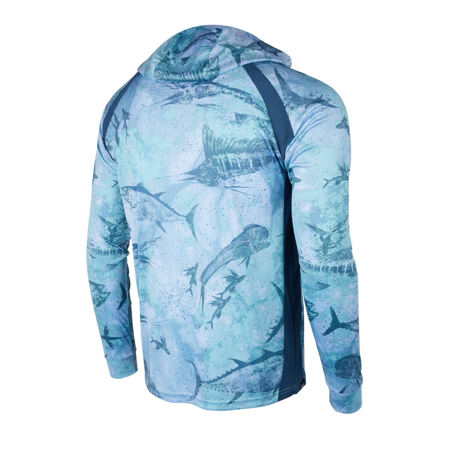 Chemise Gyotaku À Capuche Pelagic AquaTek UV Océan Chemise Gyotaku À Capuche Pelagic AquaTek UV Océan