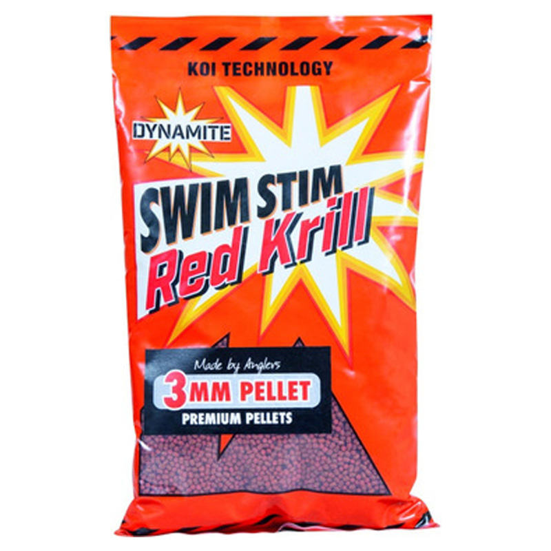 Dynamite Baits Swim Stim Pellets Red Krill 900g