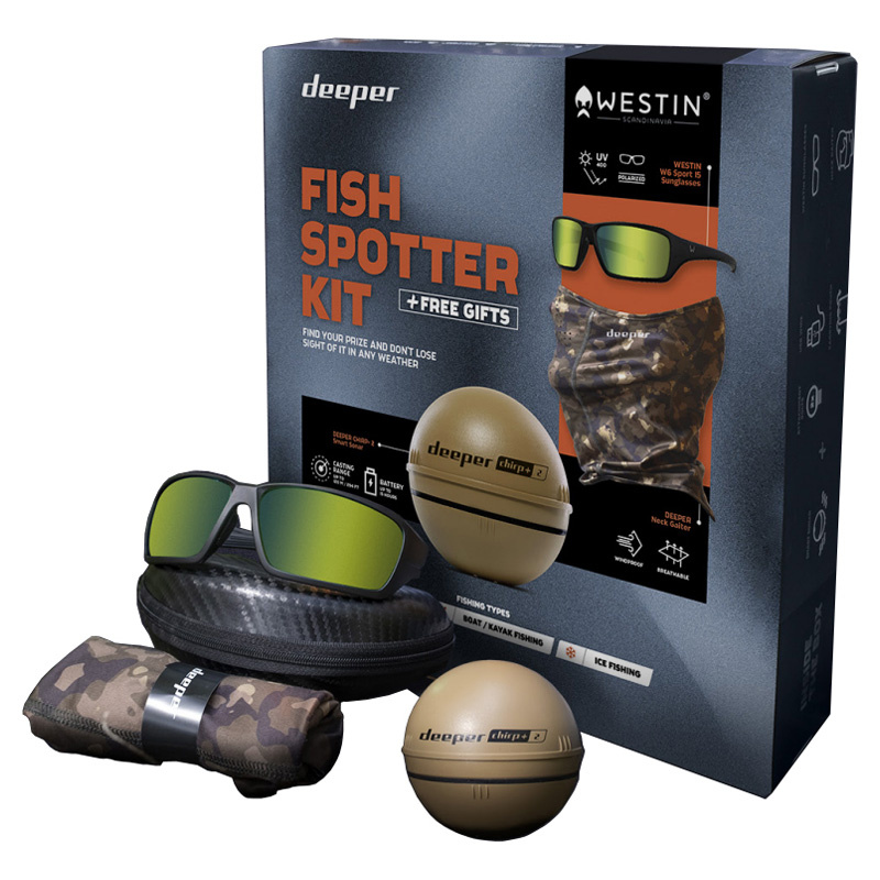Deeper Smart Sonar CHIRP+ 2.0 inFish Spotter Kit